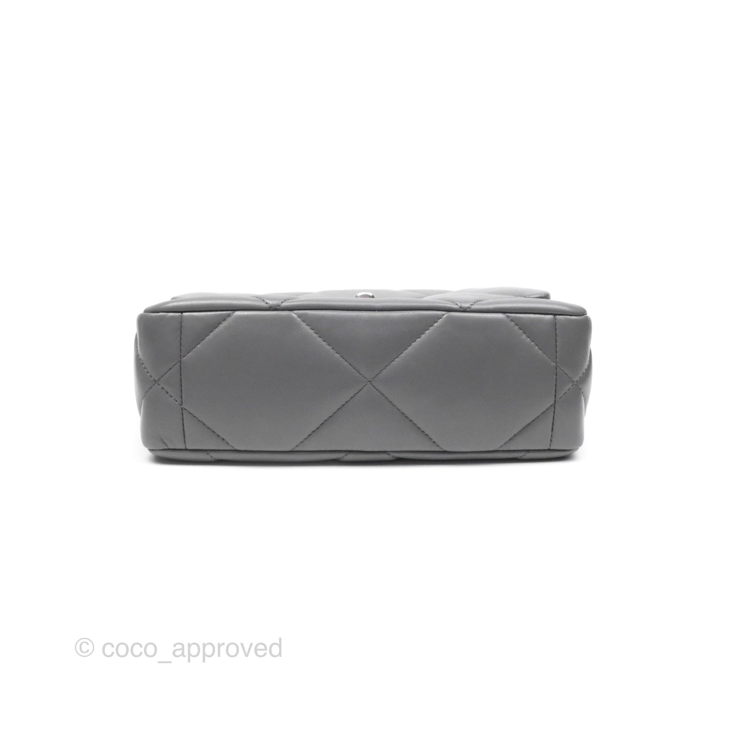 Chanel 19 Small Dark Grey Mixed Hardware