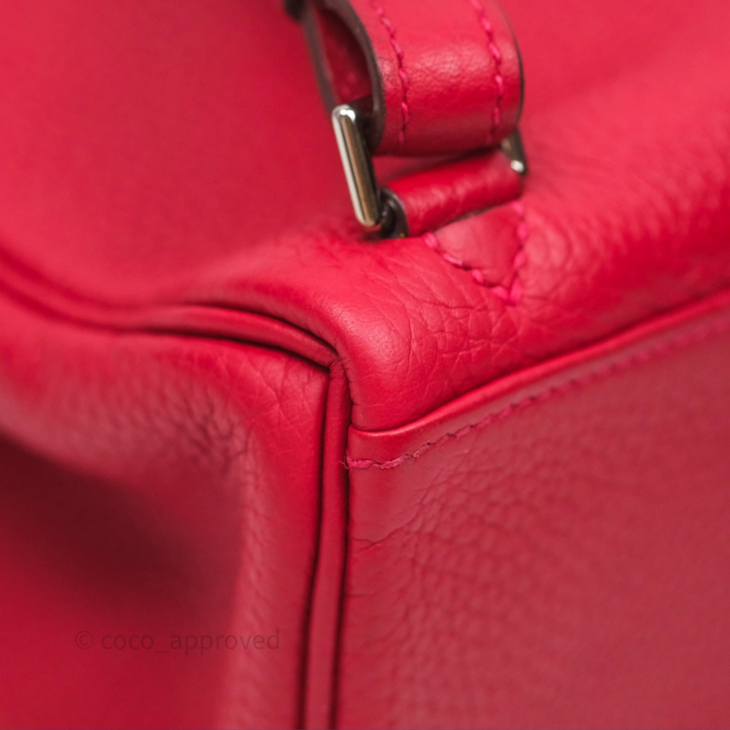 Hermès Kelly Ado Backpack Red Rouge Clemence Palladium Hardware