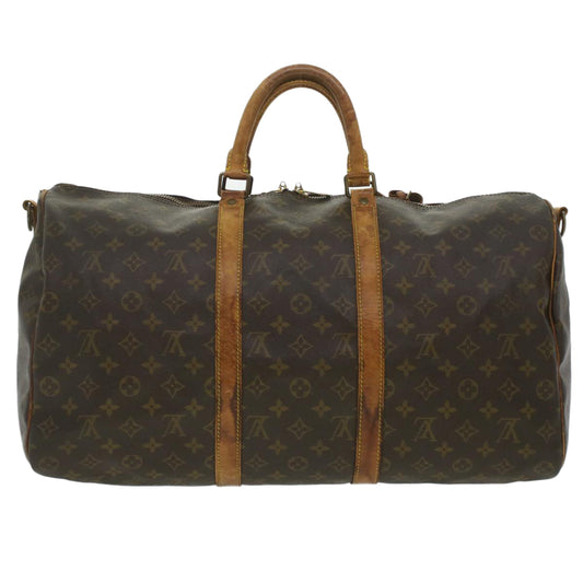 LOUIS VUITTON Monogram Keepall Bandouliere 50 Boston Bag M41416 LV 37440