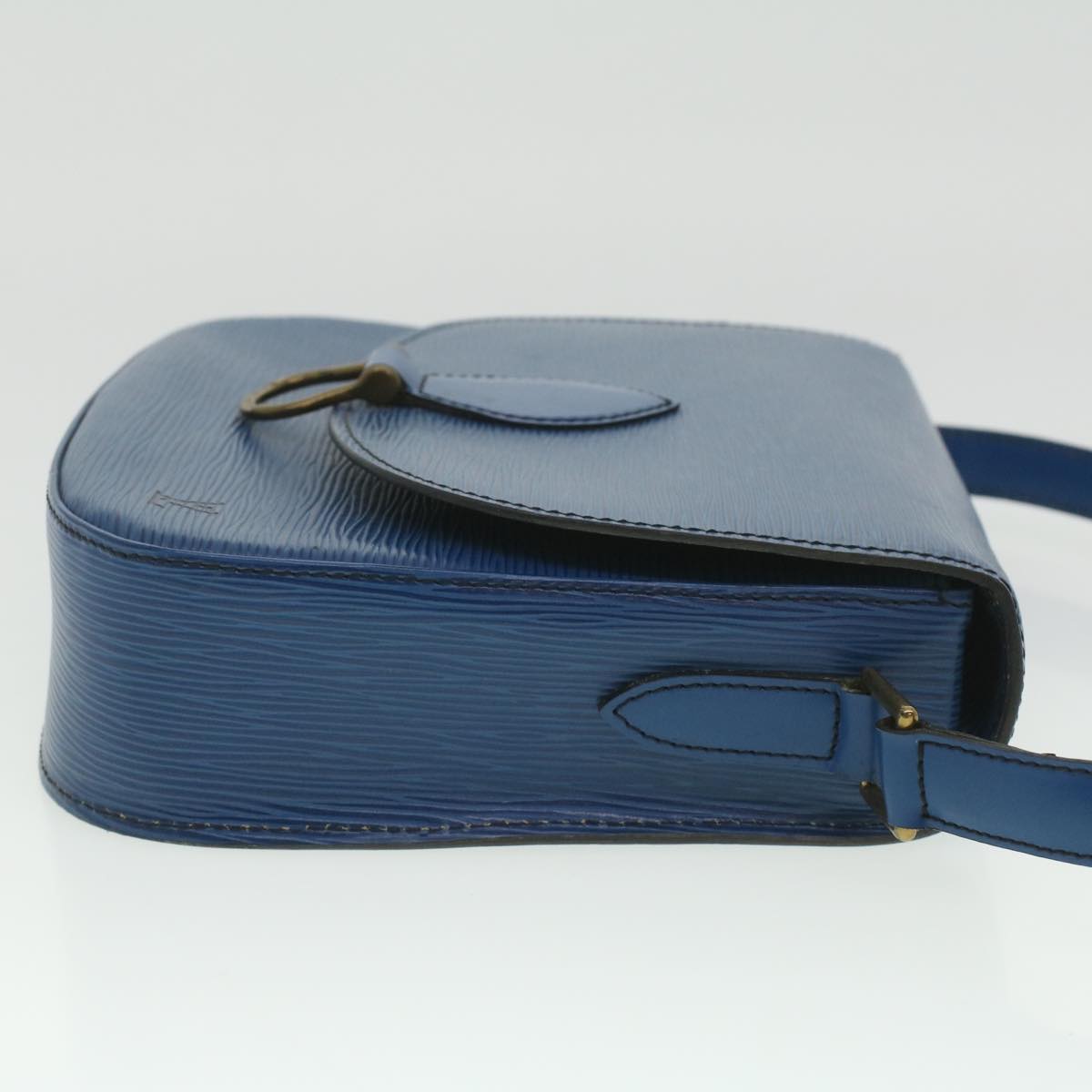 LOUIS VUITTON Epi Saint Cloud GM Shoulder Bag Blue M52195 LV 37446