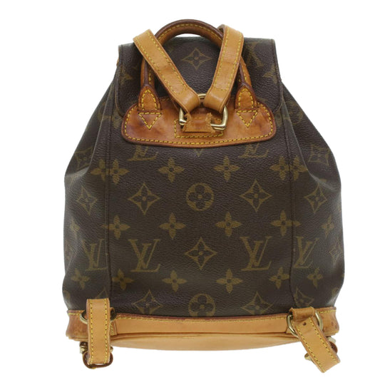 LOUIS VUITTON Monogram Montsouris PM Backpack M51137 LV 37479
