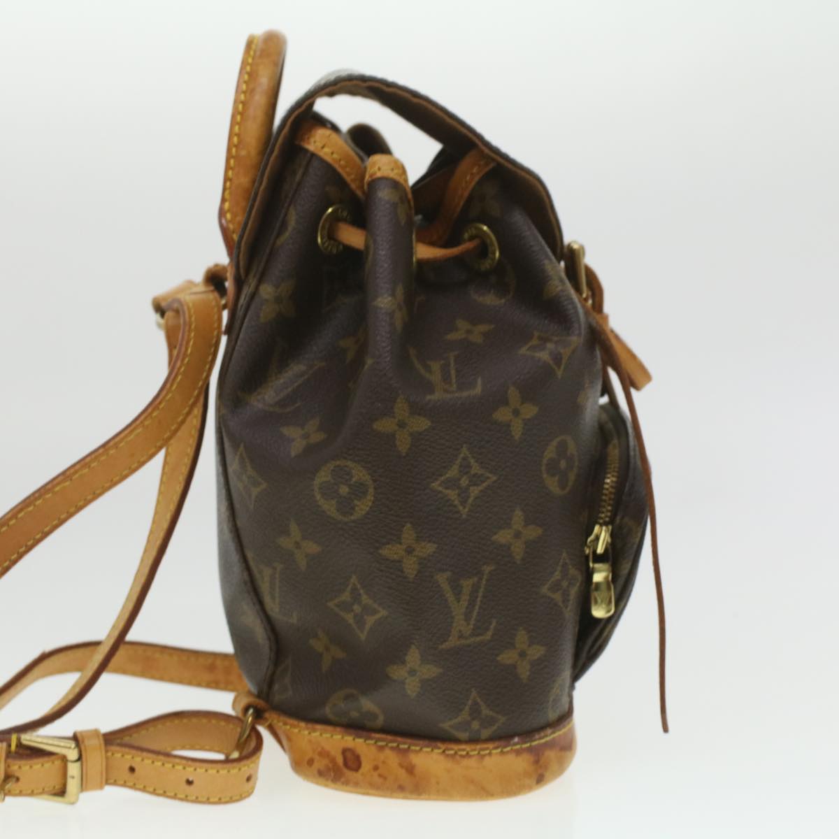 LOUIS VUITTON Monogram Montsouris PM Backpack M51137 LV 37479