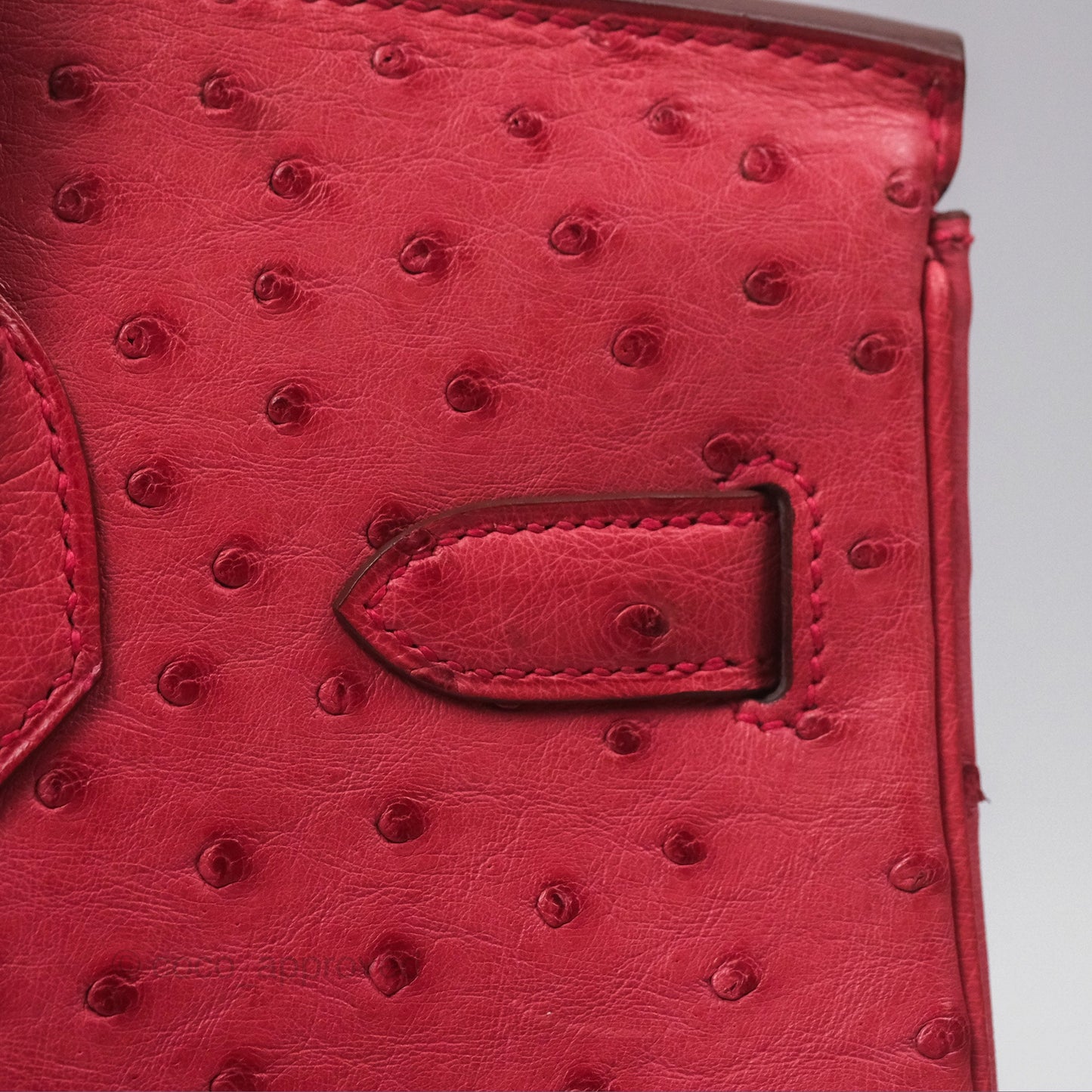 Hermès Birkin Retourne 30 Bougainvillea Ostrich Gold Hardware