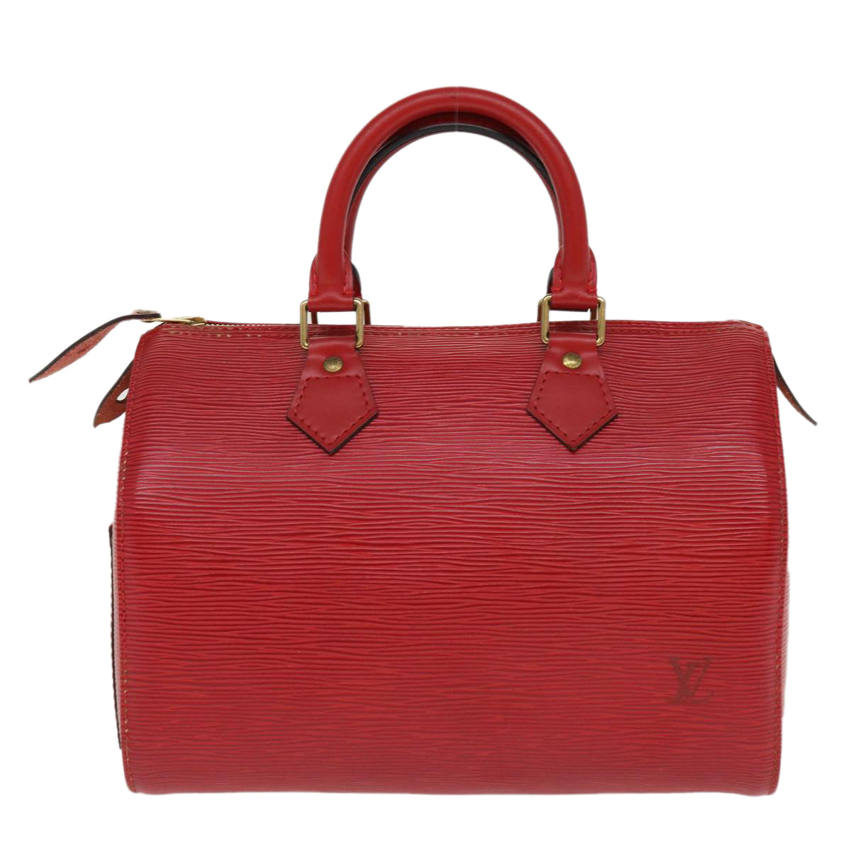 LOUIS VUITTON Epi Speedy 25 Hand Bag Red M43017 LV 37533