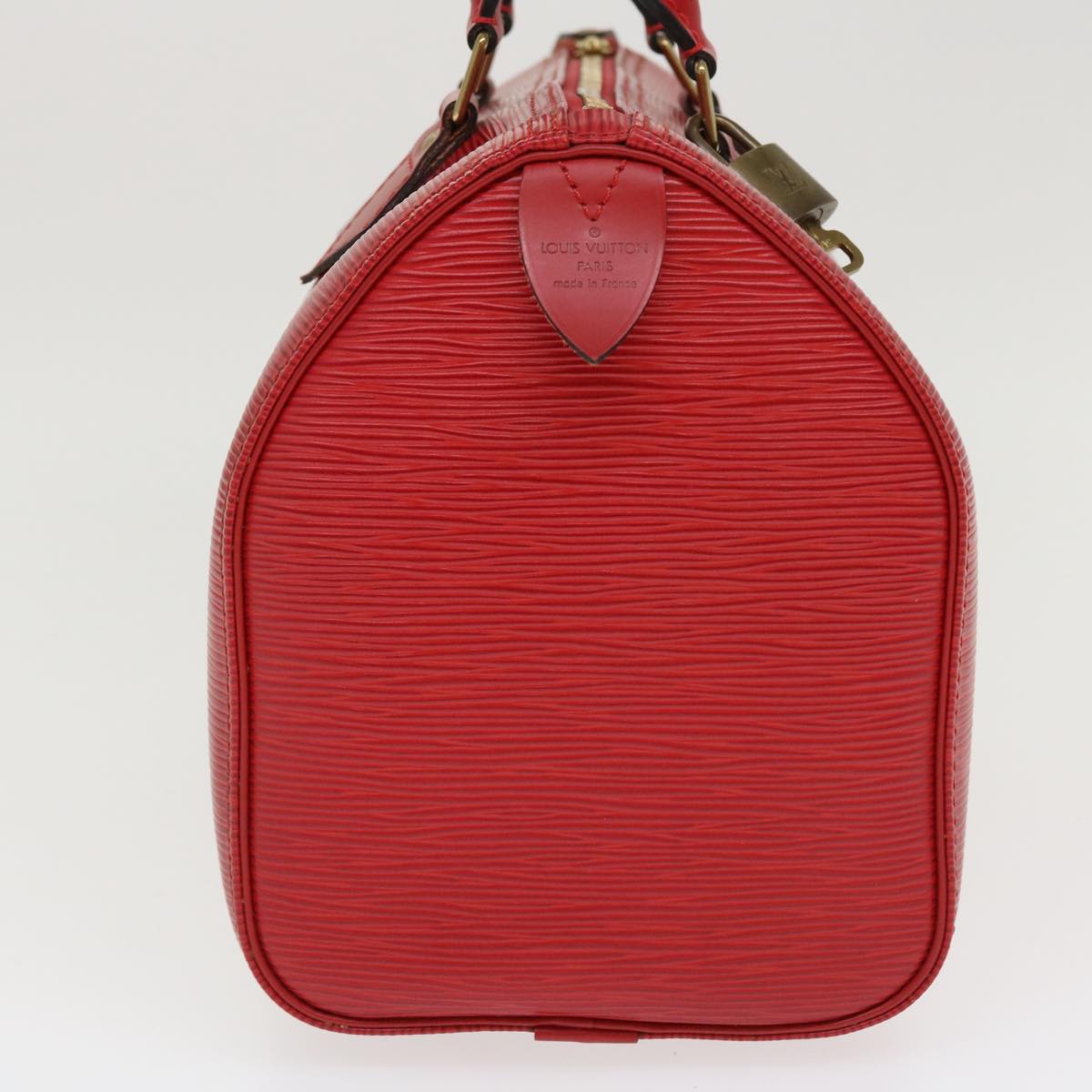 LOUIS VUITTON Epi Speedy 25 Hand Bag Red M43017 LV 37533
