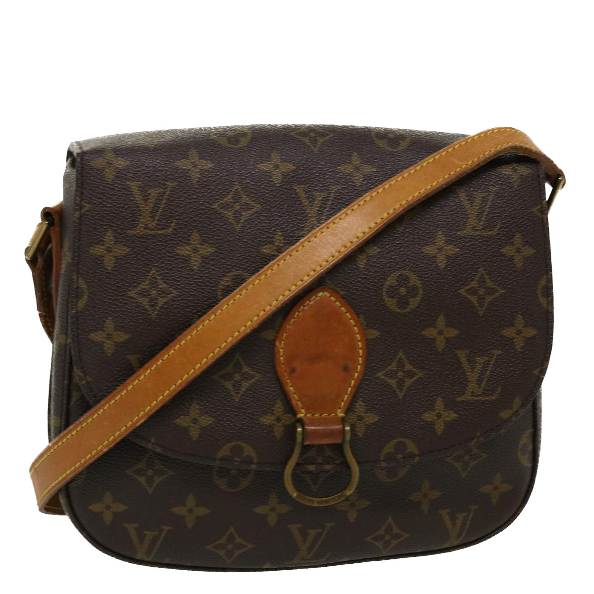 LOUIS VUITTON Monogram Saint Cloud GM Shoulder Bag M51242 LV 37568