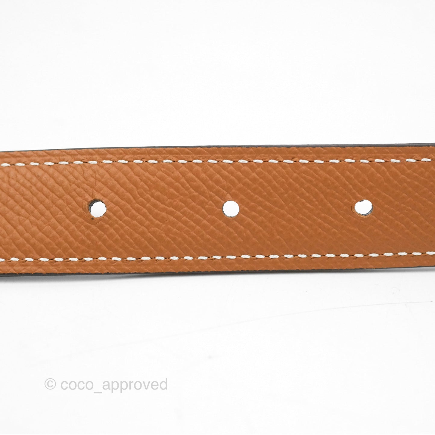 Hermès Lagune Belt Buckle & Reversible Leather Strap Gold / Noir Rose Gold Hardware 24mm