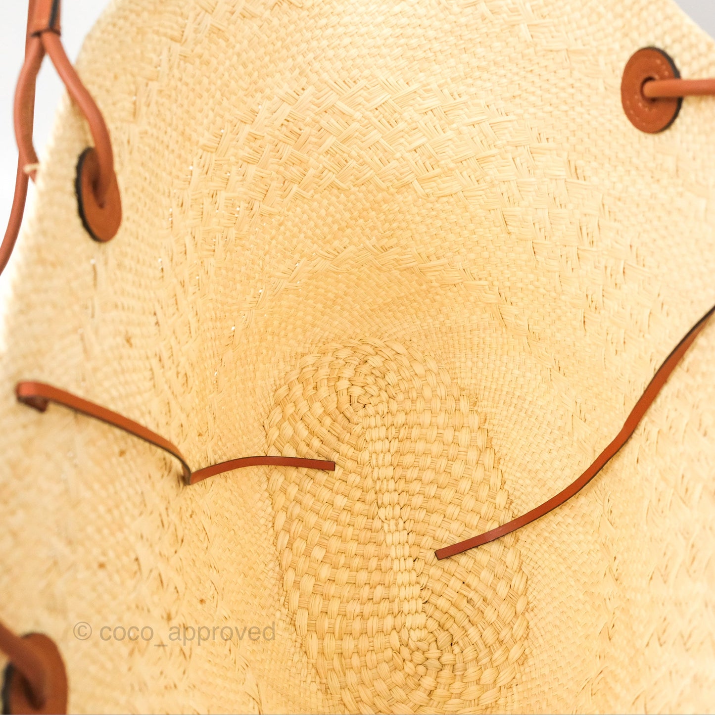 Loewe x Paula’s Ibiza Woven Anagram Basket Bag Natural/Tan