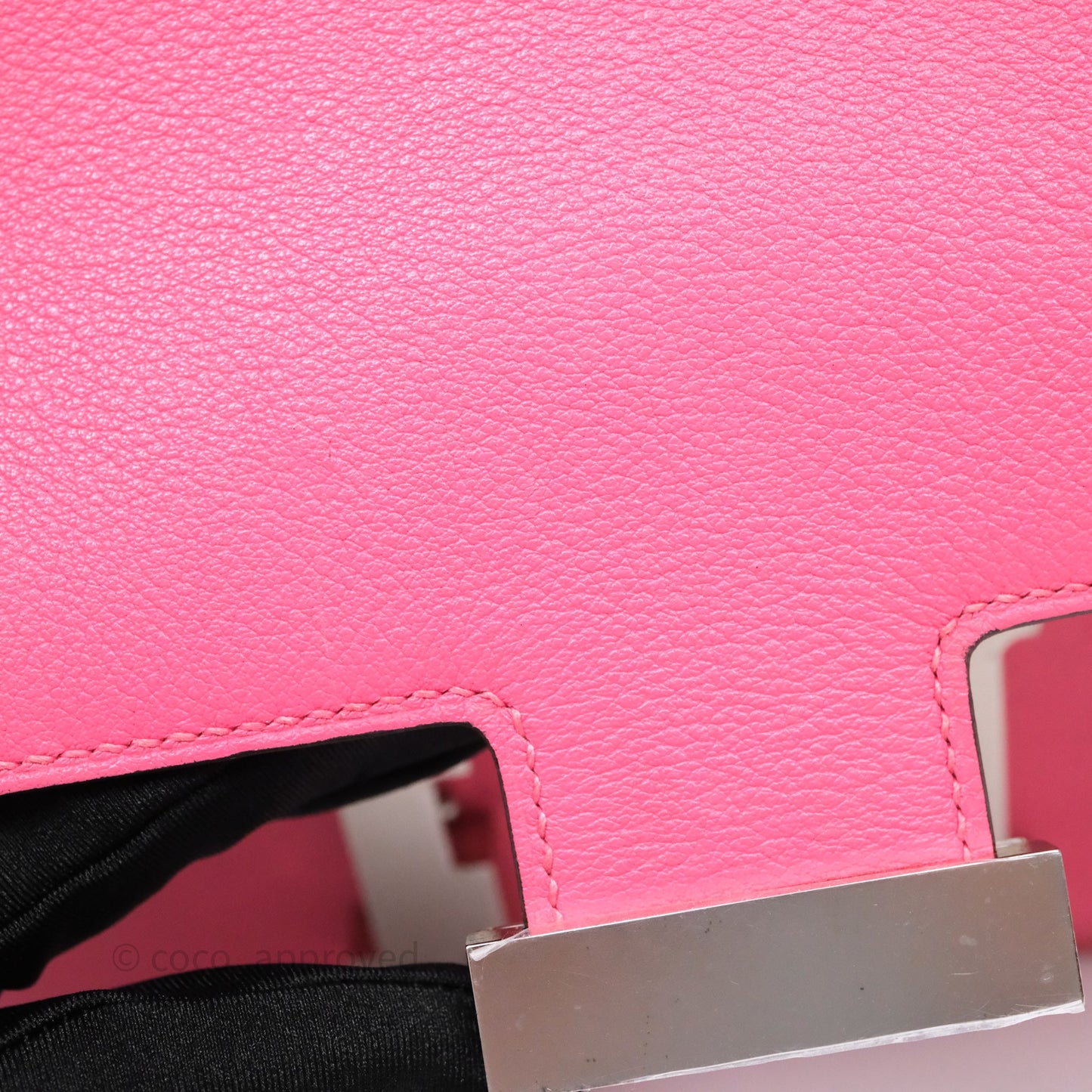 Hermès Constance 24 Rose Azalee 8W Epsom Palladium Hardware