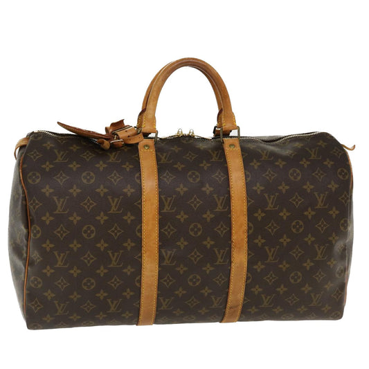 LOUIS VUITTON Monogram Keepall 50 Boston Bag M41426 LV 37660