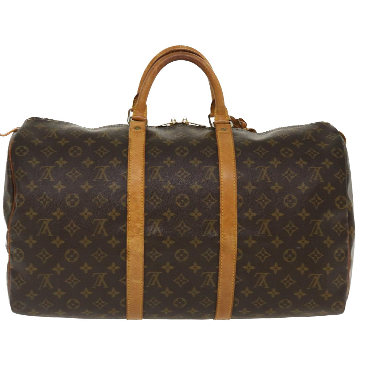 LOUIS VUITTON Monogram Keepall 50 Boston Bag M41426 LV 37660