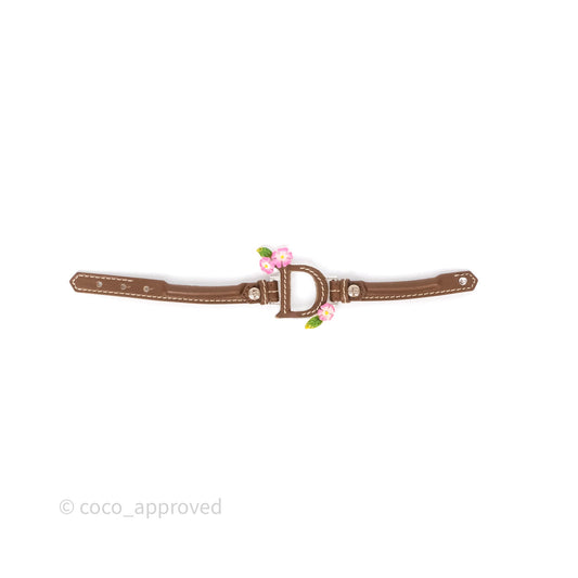 Christian Dior Flower Brown Bracelet