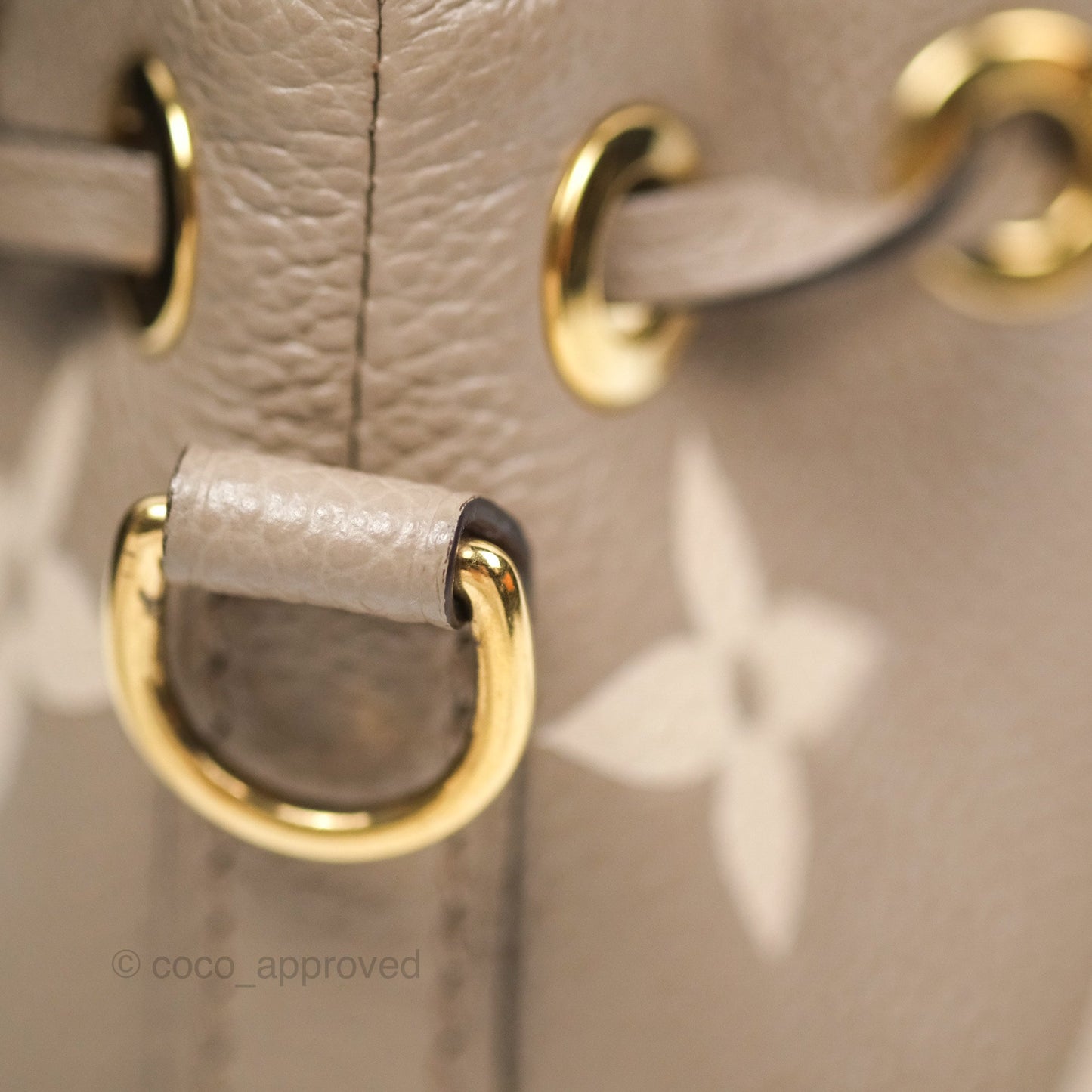 Louis Vuitton Nano Noe Monogram Dove/Cream Canvas