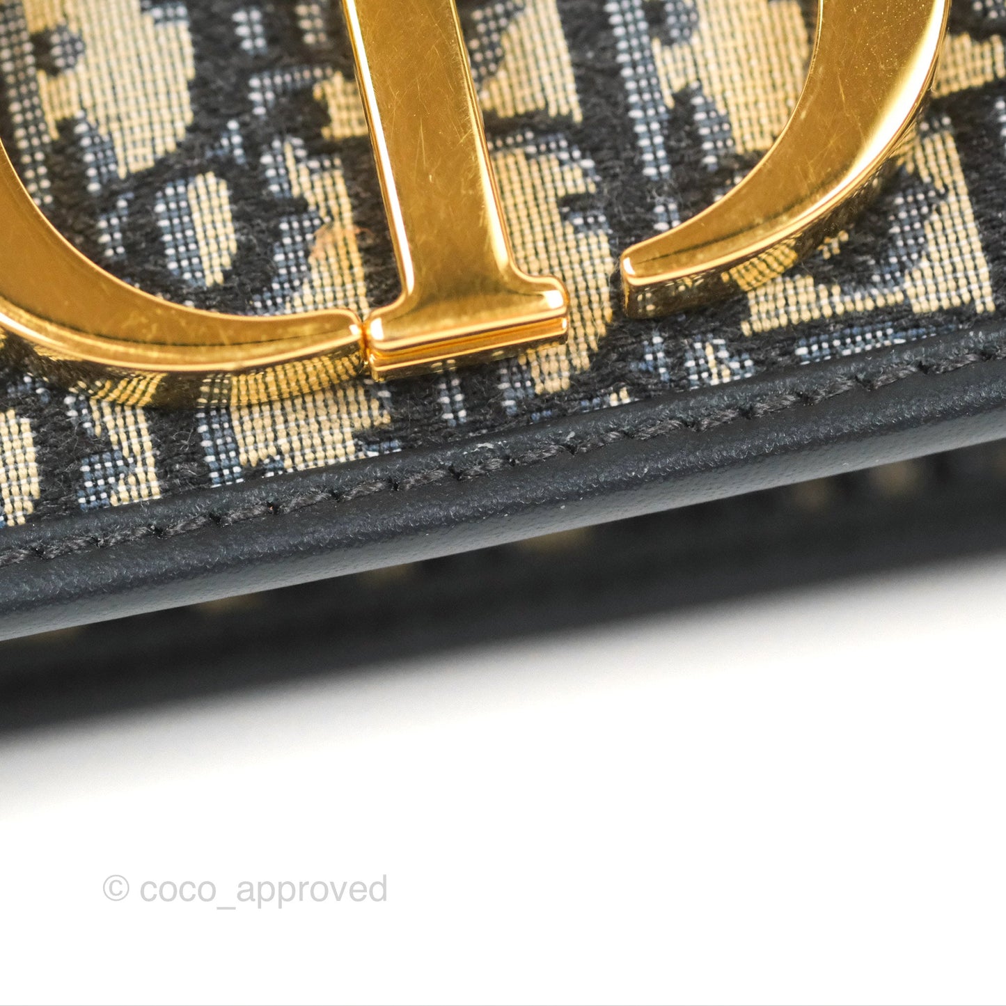 Dior 30 Montaigne Bag Blue Dior Oblique Jacquard