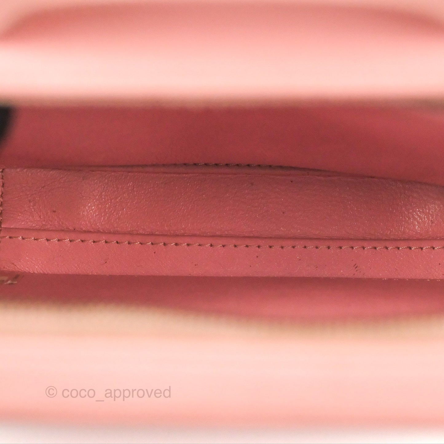 Chanel Quilted Medium CC Filigree Vanity Case Pink Caviar Gold Hardware