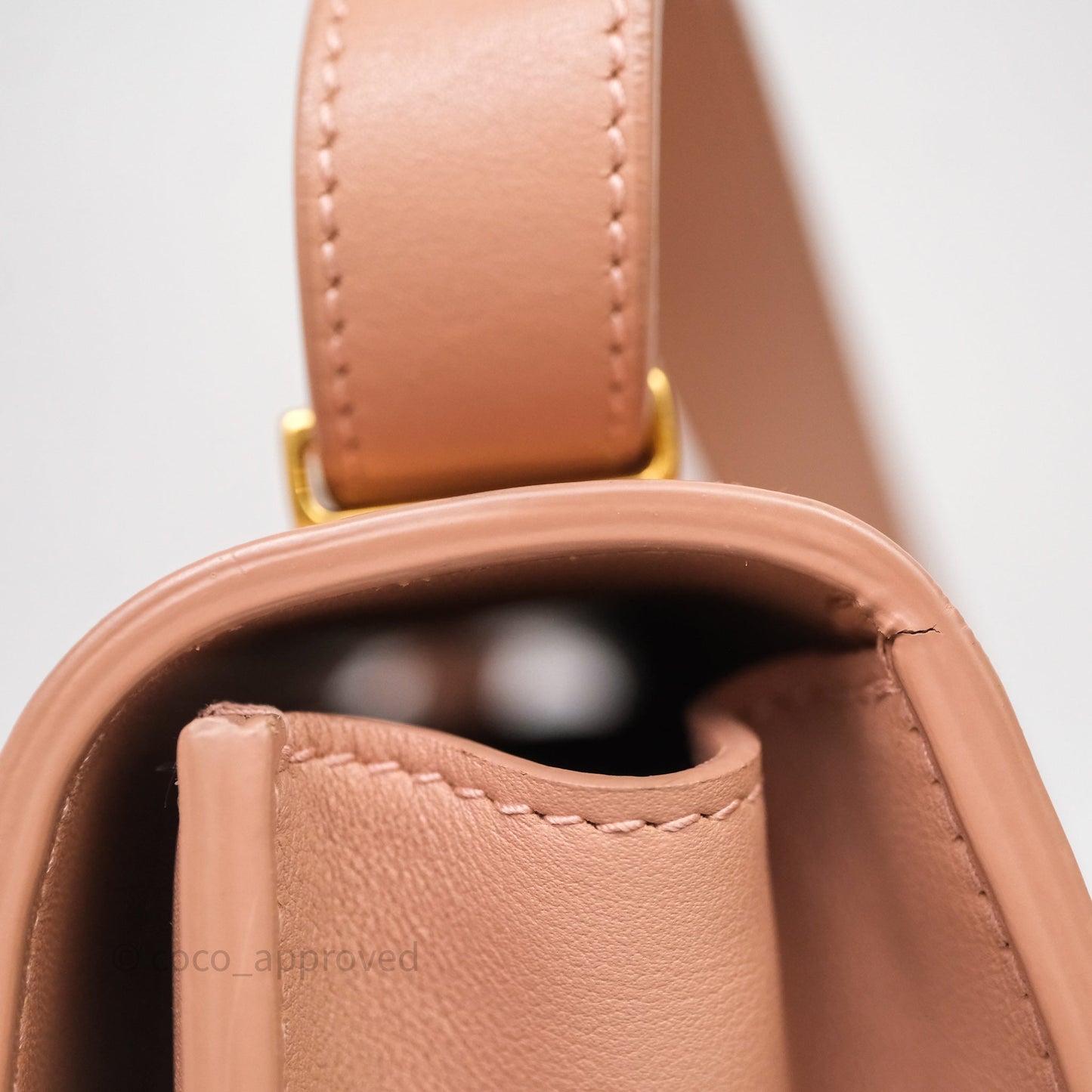 Christian Dior Small 30 Montaigne Bag Pink Calfskin Gold Hardware