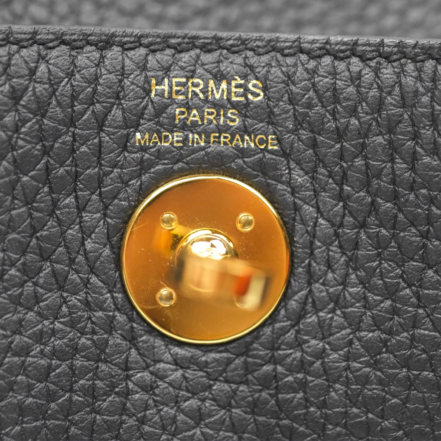 Hermès Mini Lindy 20 Noir 89 Clemence Gold Hardware