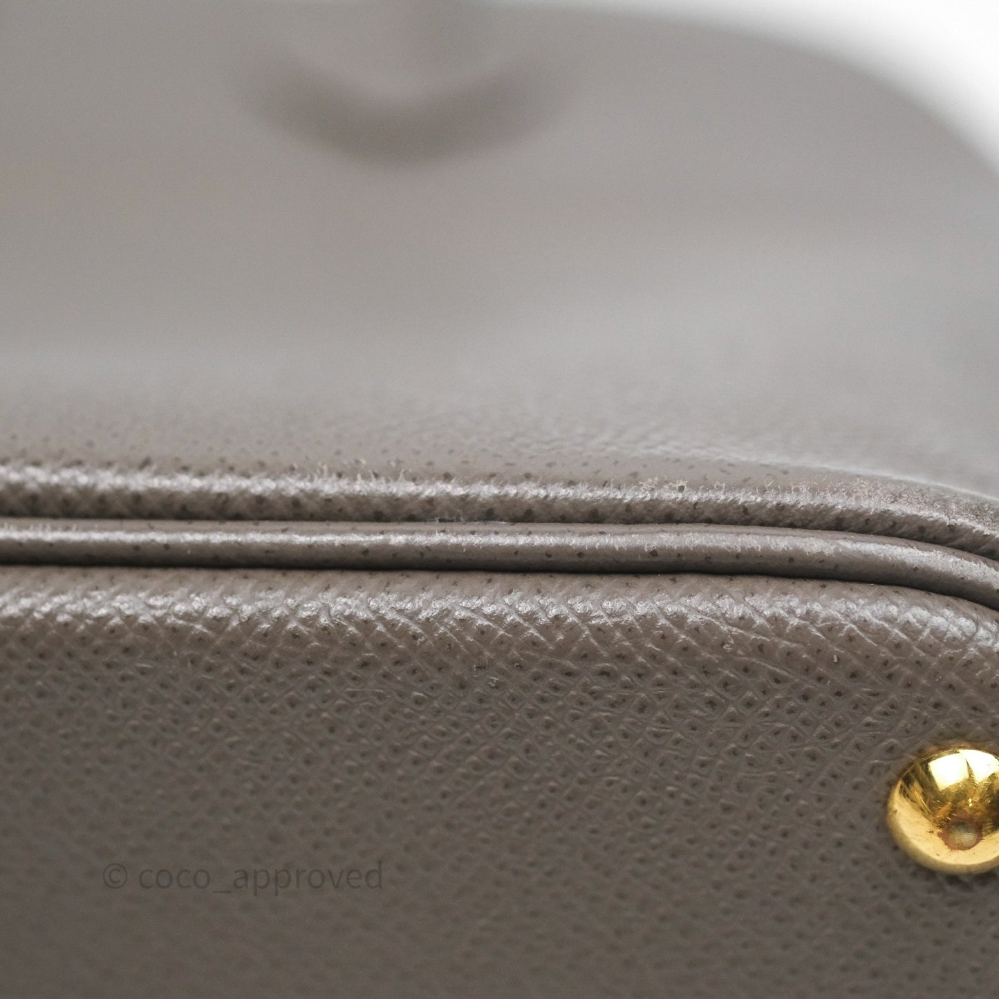 Hermès Bolide 27 Etain 8F Epsom Gold Hardware