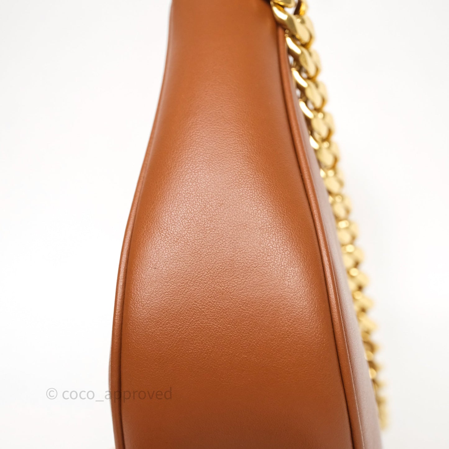 Celine Medium Ava Chain Bag Tan Calfskin