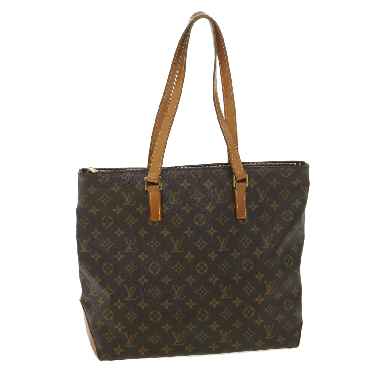 LOUIS VUITTON Monogram Cabas Mezzo Tote Bag M51151 LV 37736