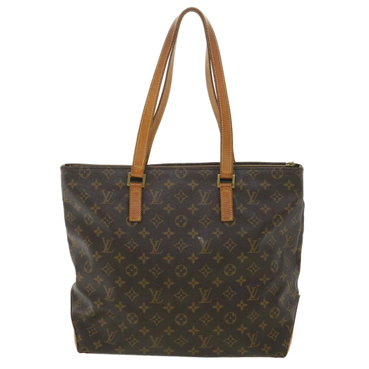 LOUIS VUITTON Monogram Cabas Mezzo Tote Bag M51151 LV 37736