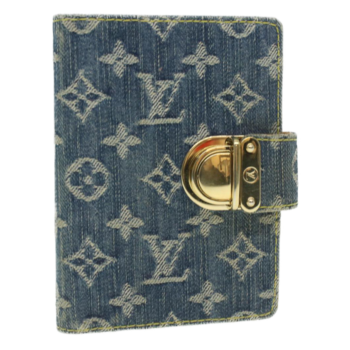 LOUIS VUITTON Monogram Denim Agenda PM Day Planner Cover R20010 LV 37746