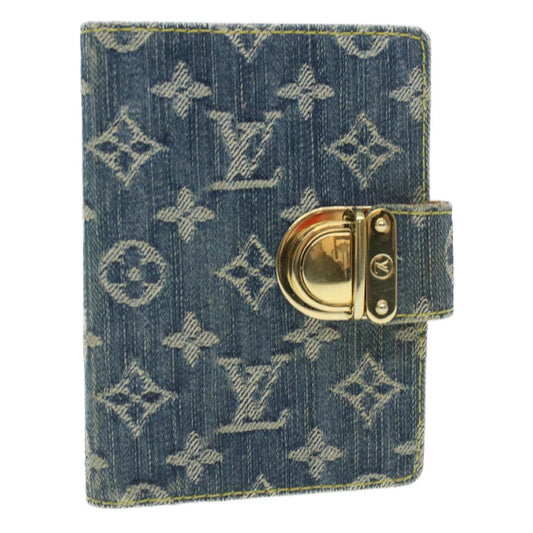 LOUIS VUITTON Monogram Denim Agenda PM Day Planner Cover R20010 LV 37746
