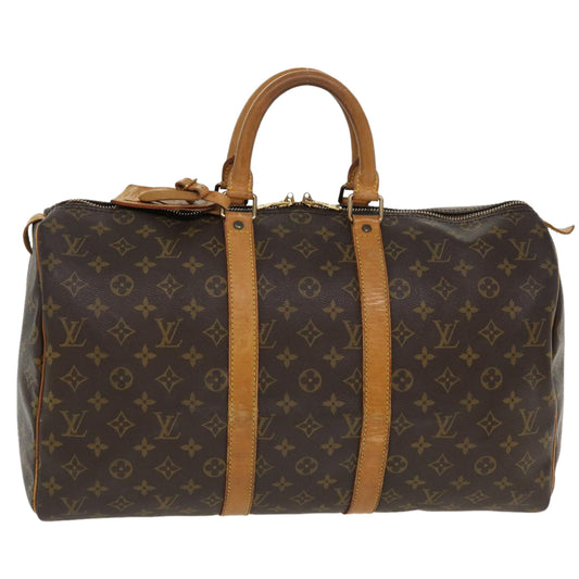 LOUIS VUITTON Monogram Keepall 45 Boston Bag M41428 LV 37790