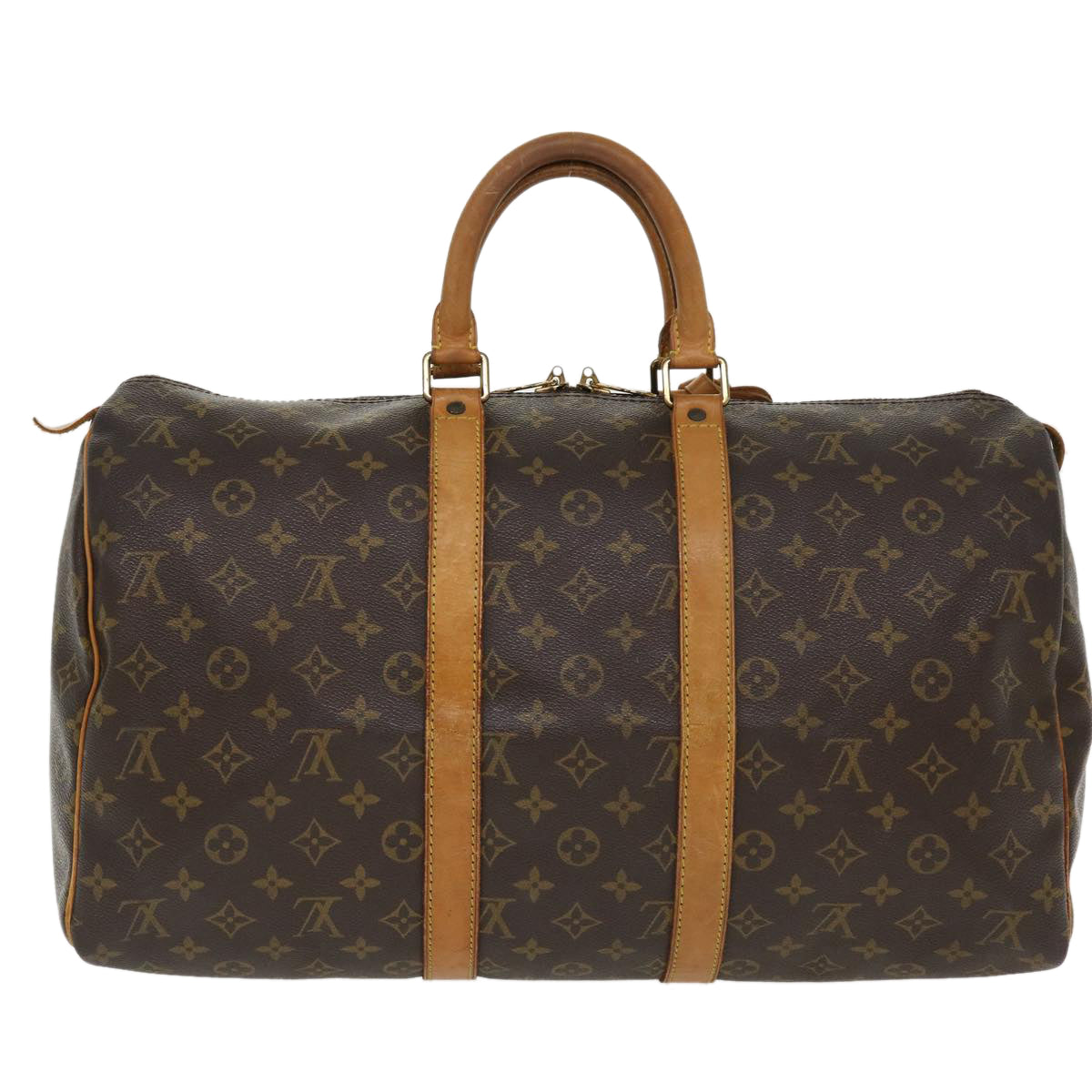 LOUIS VUITTON Monogram Keepall 45 Boston Bag M41428 LV 37790