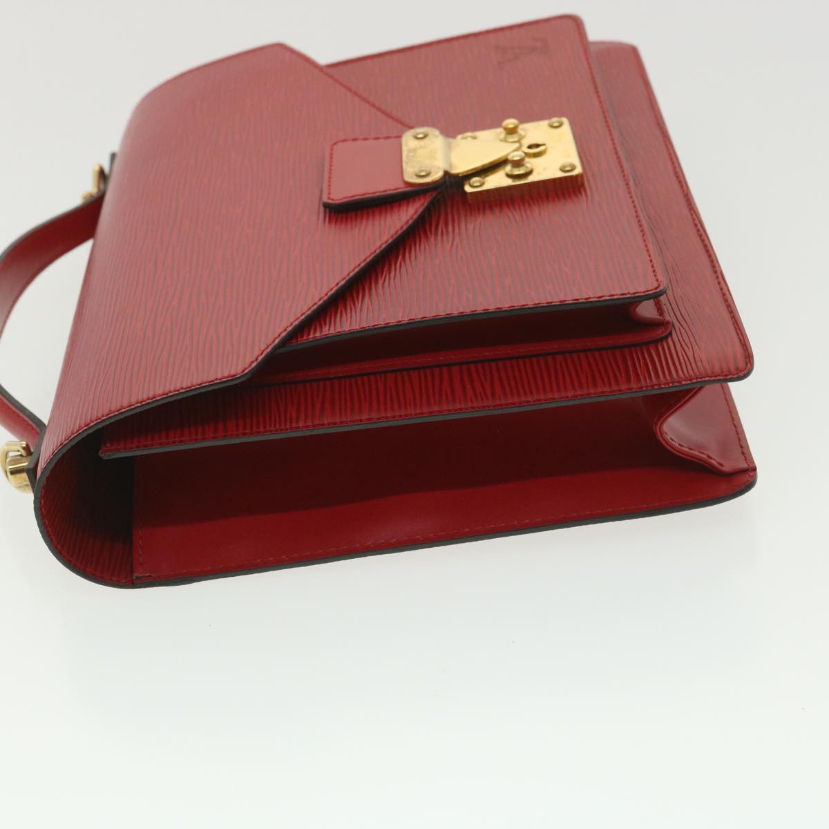 LOUIS VUITTON Epi Monceau Hand Bag 2way Red M52127 LV 37799