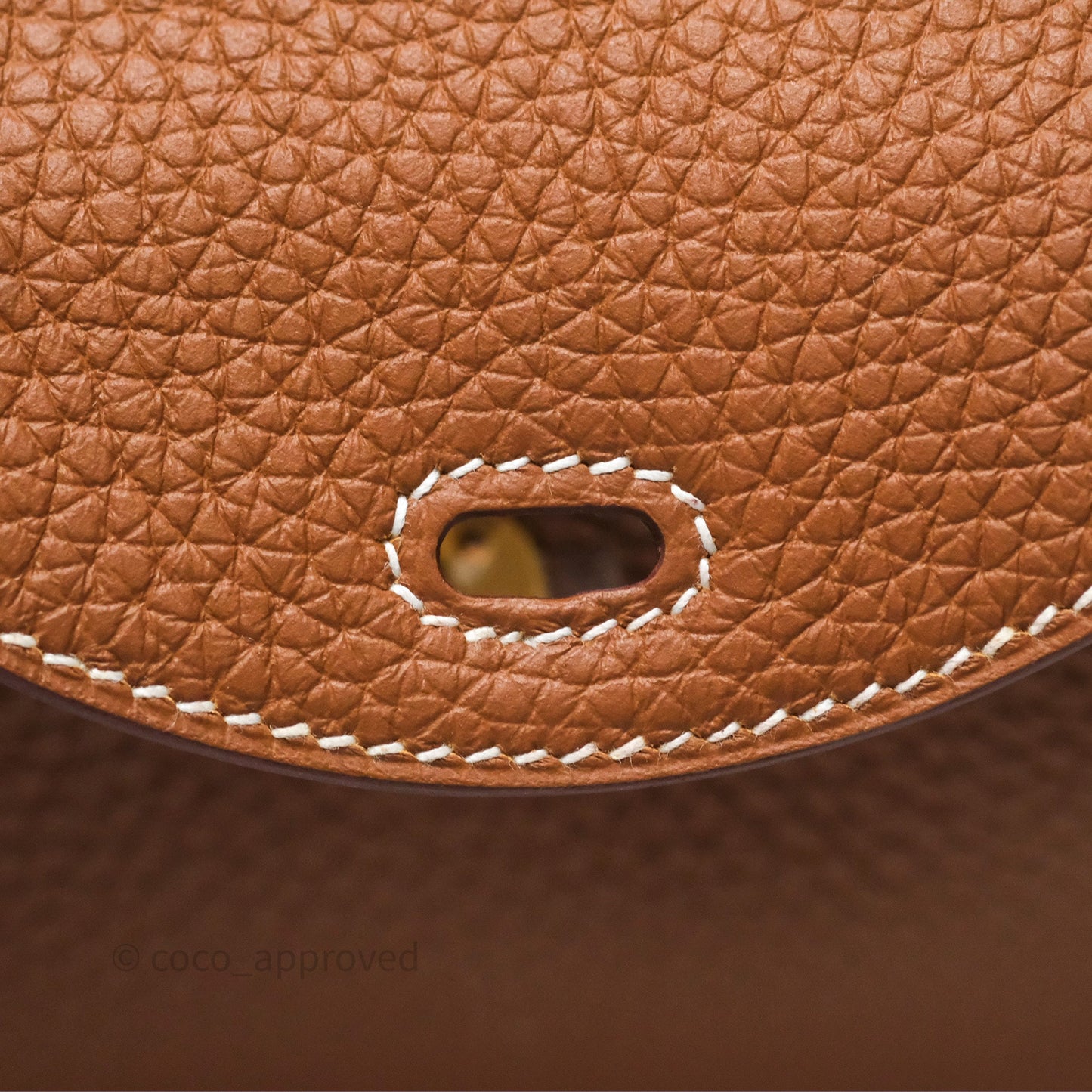 Hermès Mini Lindy 20 Gold Clemence Gold Hardware