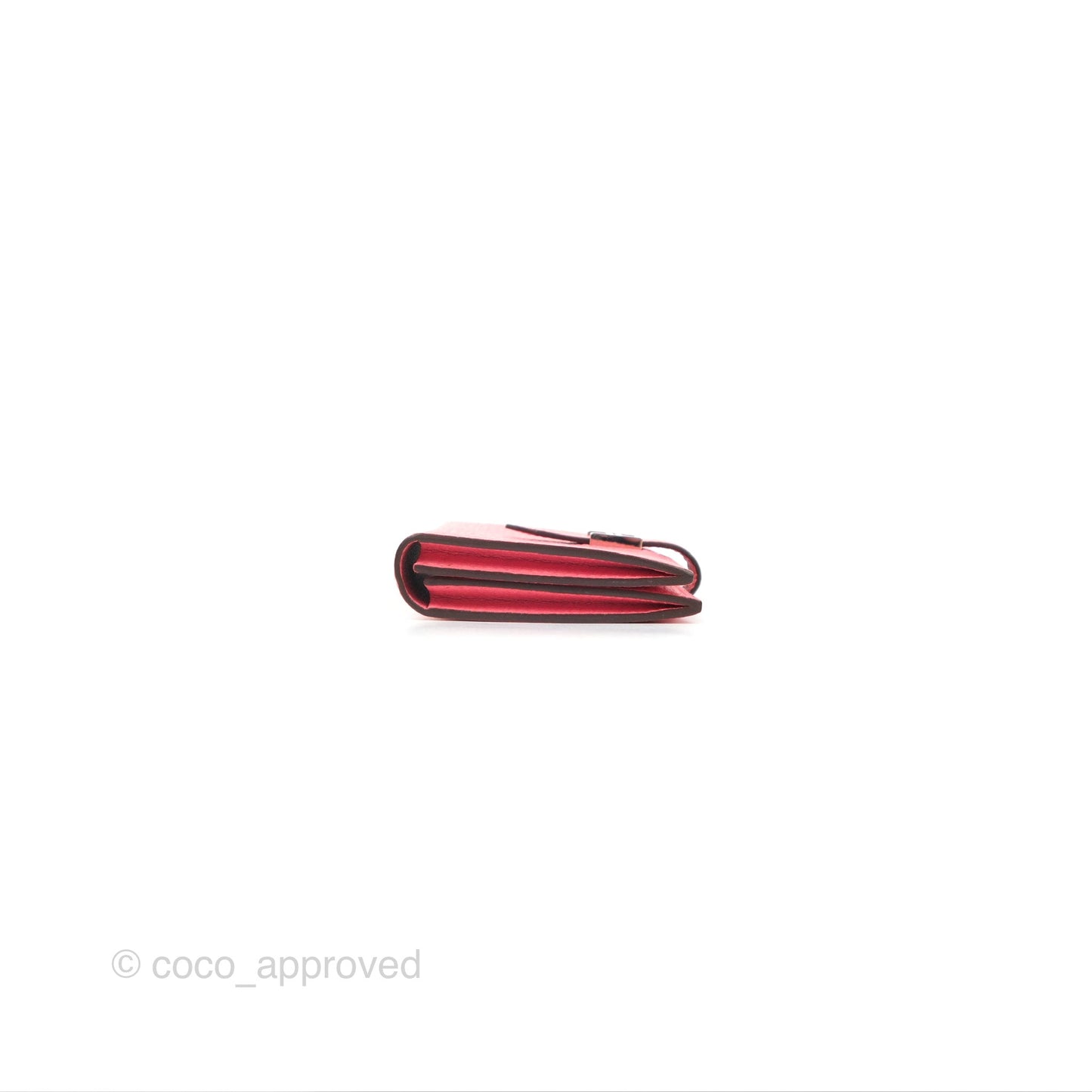 Hermès Bearn Card Holder Rose Ete Chevre Mysore Palladium Hardware