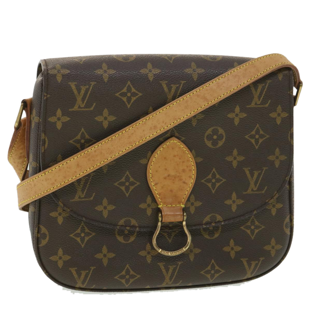 LOUIS VUITTON Monogram Saint Cloud GM Shoulder Bag M51242 LV 37891