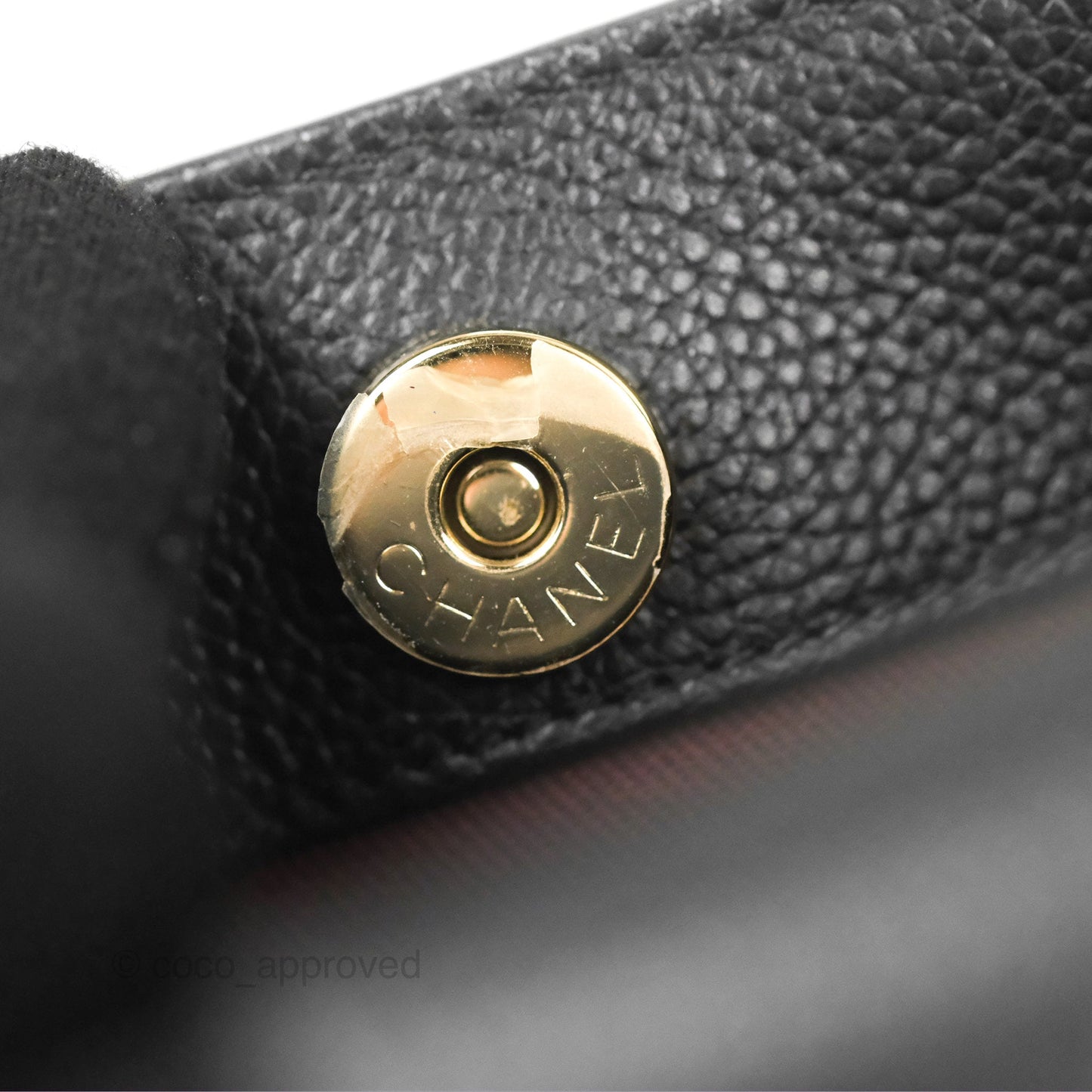 Chanel Mini Neo Executive Shopper Tote Black Grained Calfskin Gold Hardware