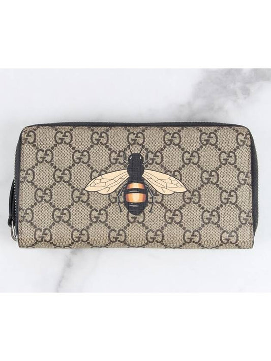Luxury Gucci Trending 2025 bee zipper long wallet