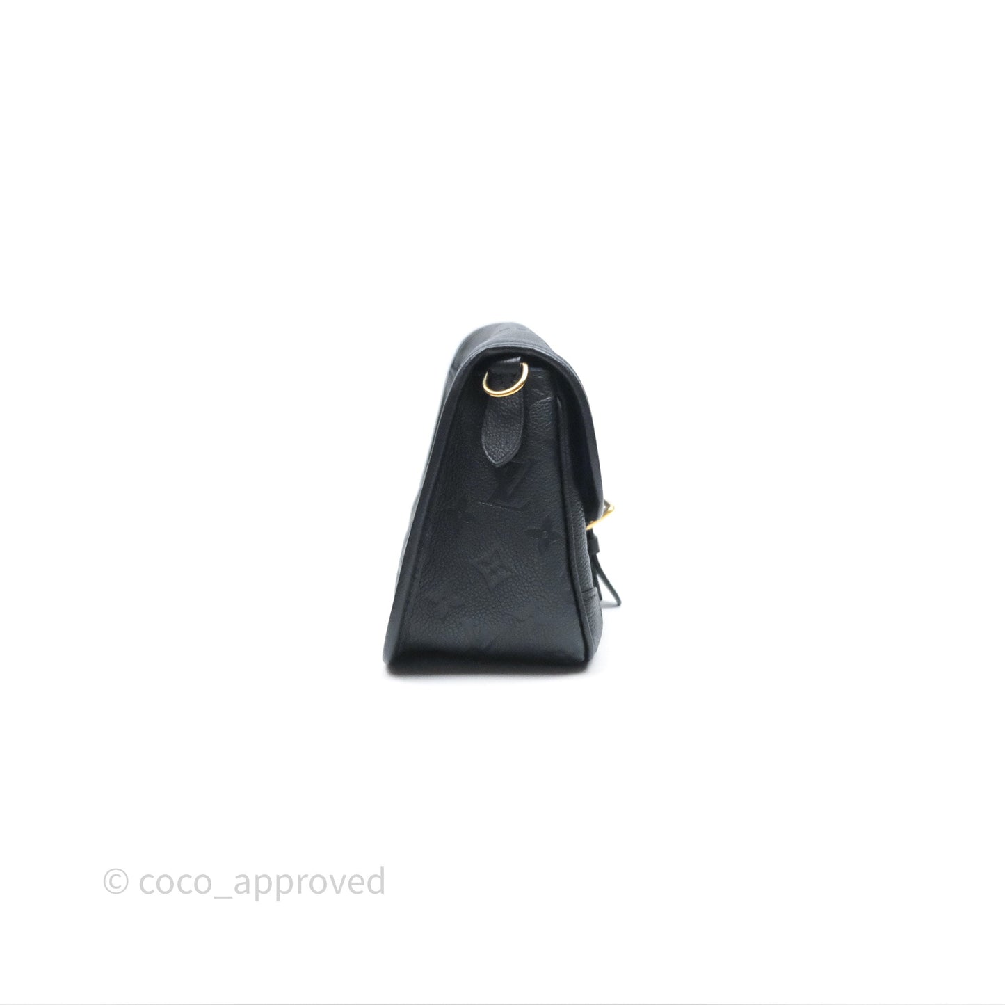 Louis Vuitton Diane Bag Black Monogram Empreinte Leather Gold Hardware