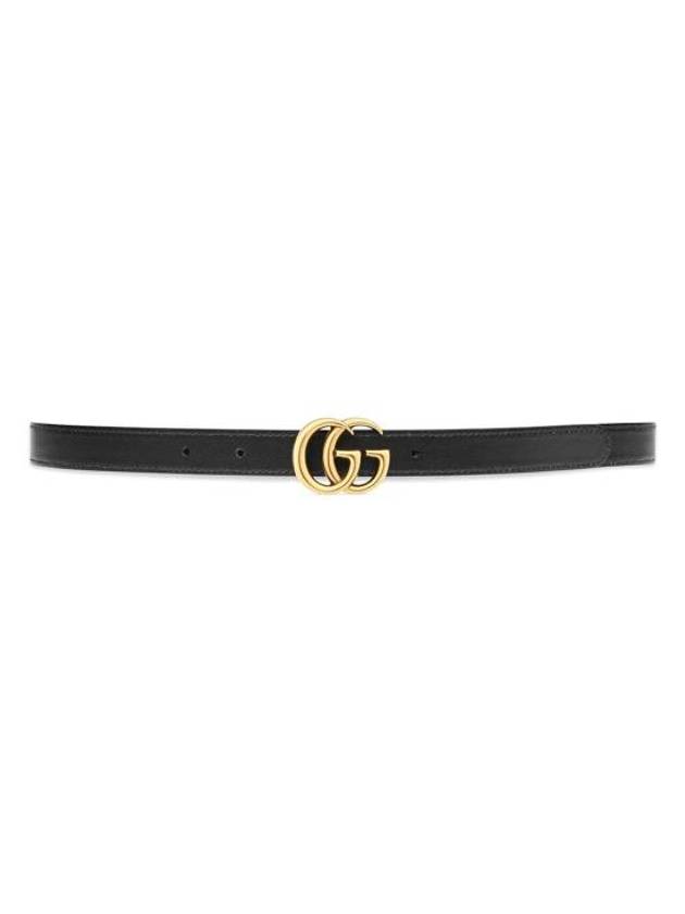 Luxury Gucci Trending 2025 GG Marmont Reversible Thin Belt Grey