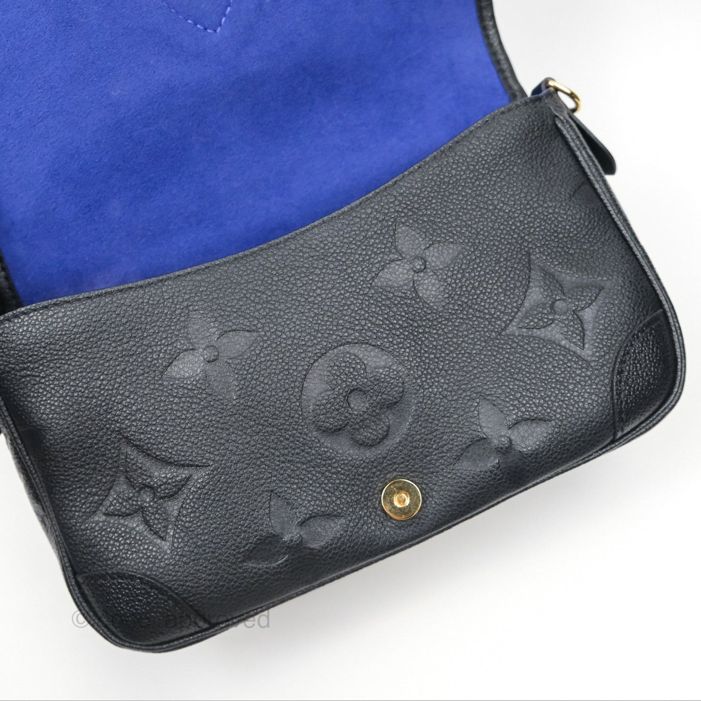 Louis Vuitton Diane Black Monogram Empreinte Leather