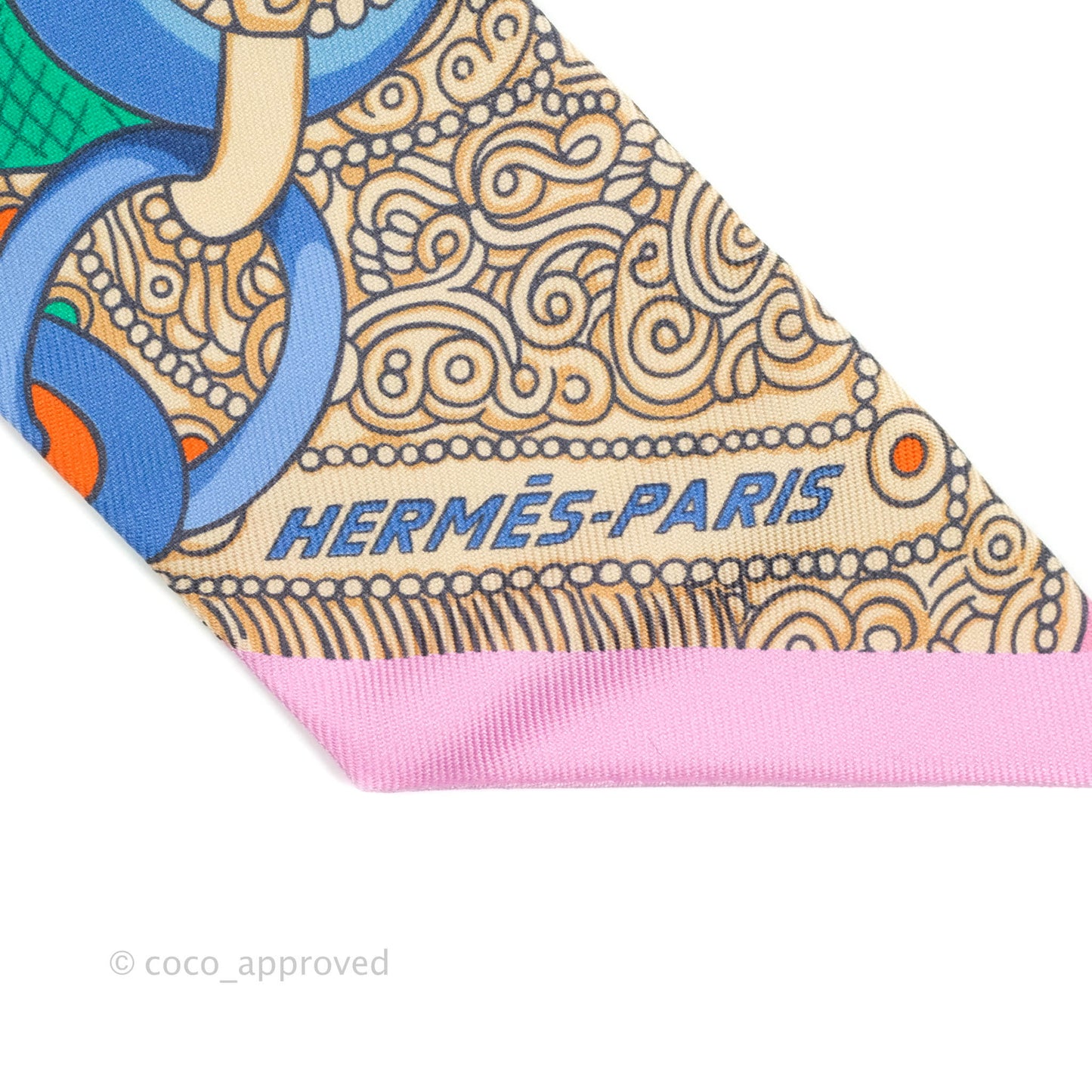Hermès Silk Selle De Dignitaire Twilly