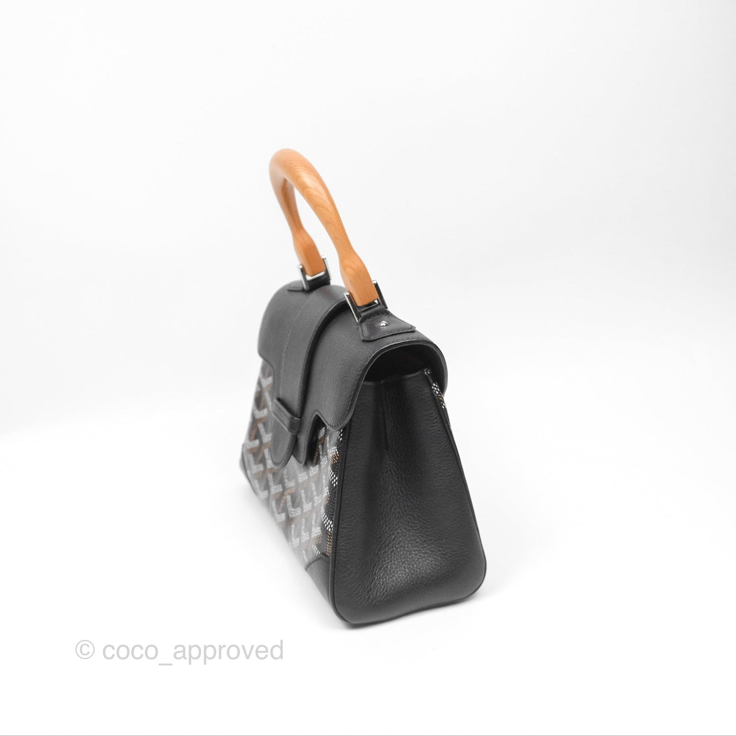 Goyard Saïgon Mini Bag Chevroches Calfskin Black