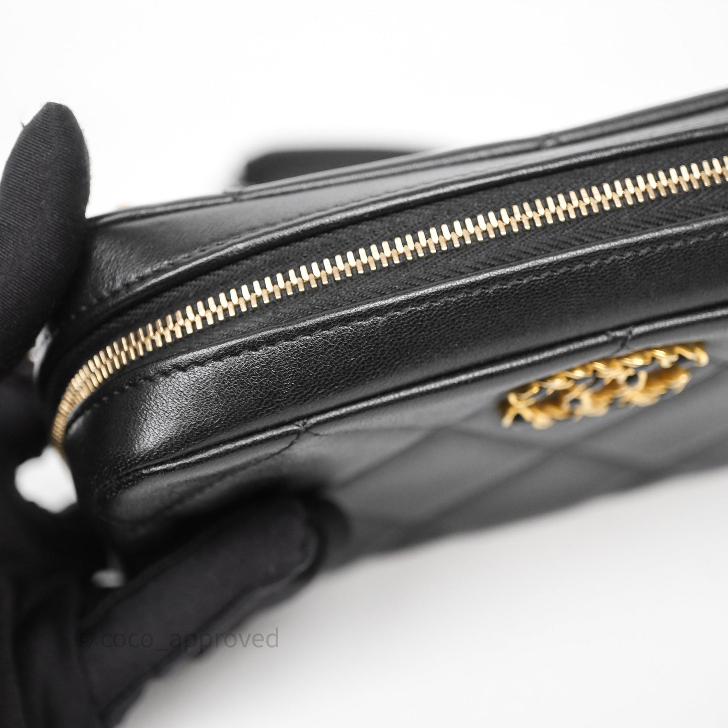 Chanel 19 Camera Bag Black Lambskin Mixed Hardware