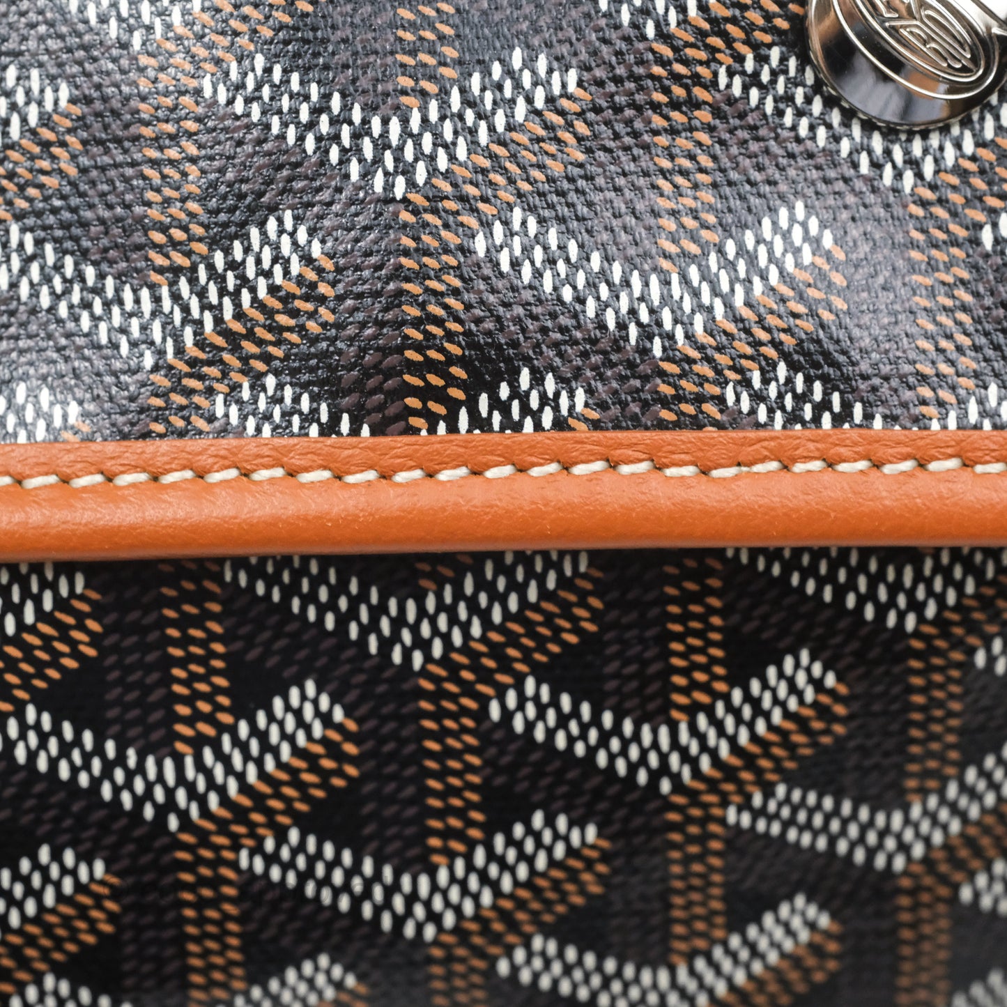 Goyard Saint Léger Backpack Black/ Tan