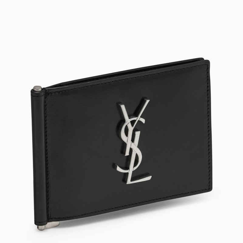 Luxury Saint Laurent Men's Ysl P Dollar (181Y) in Black | 4856300SX0E