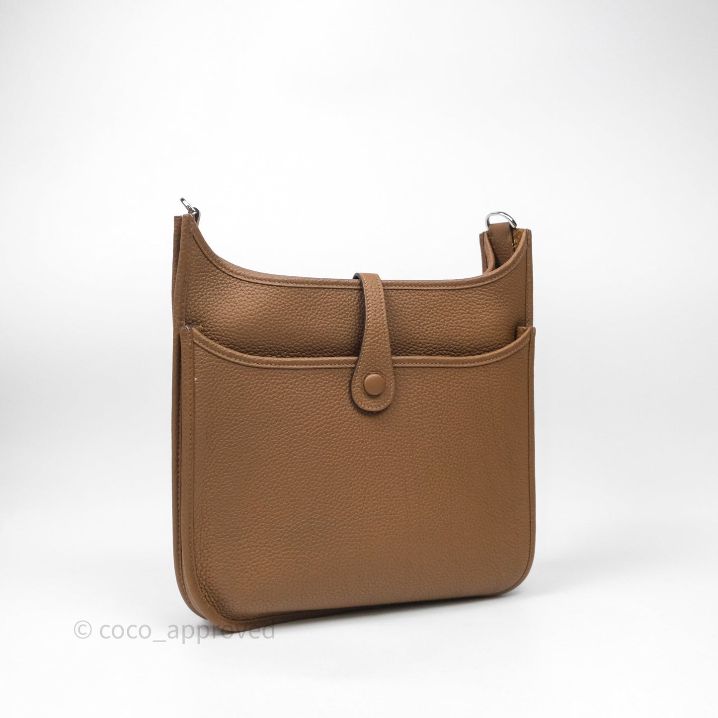 Hermes Evelyne III 29 Alezan 3G Clemence Palladium Hardware