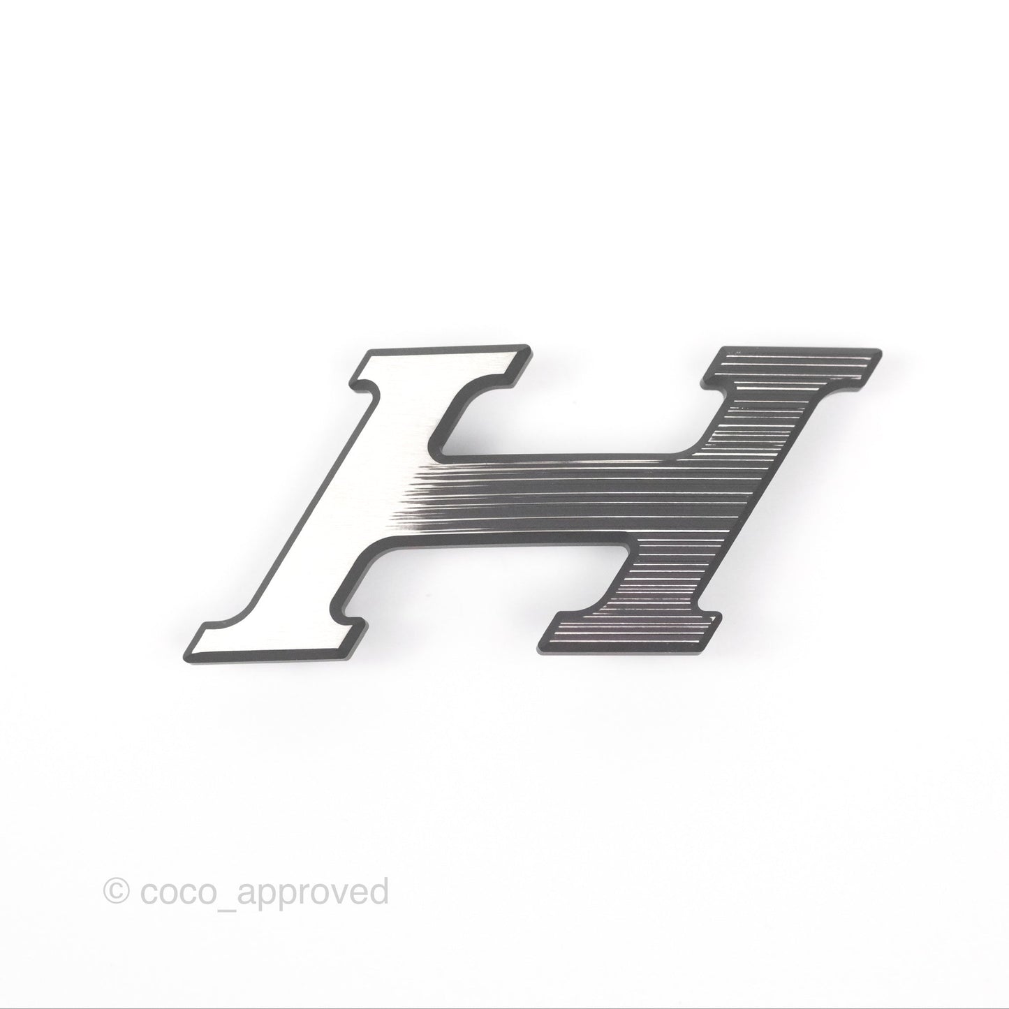 Hermès H Speed Belt Buckle & Reversible Leather Strap Black Silver Hardware 32mm