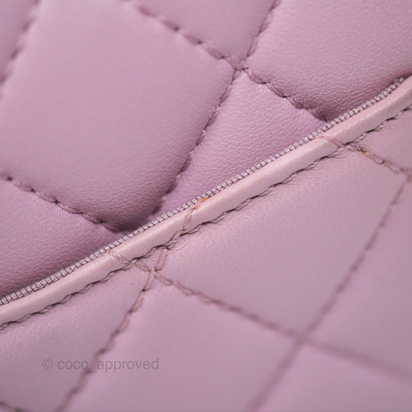 Chanel Quilted Flap Bag Pink Lambskin Aged Gold Hardware