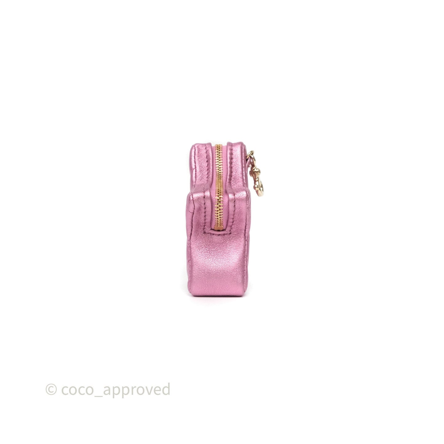 Chanel Hollywood Boulevard Flap with Star Coin Purse Lilac Pink Metallic Mirror Calfskin 24C