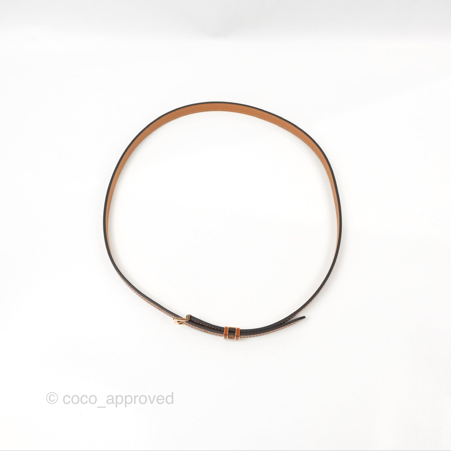 Hermes Pop H 15 Belt Gold Epsom Gold Hardware