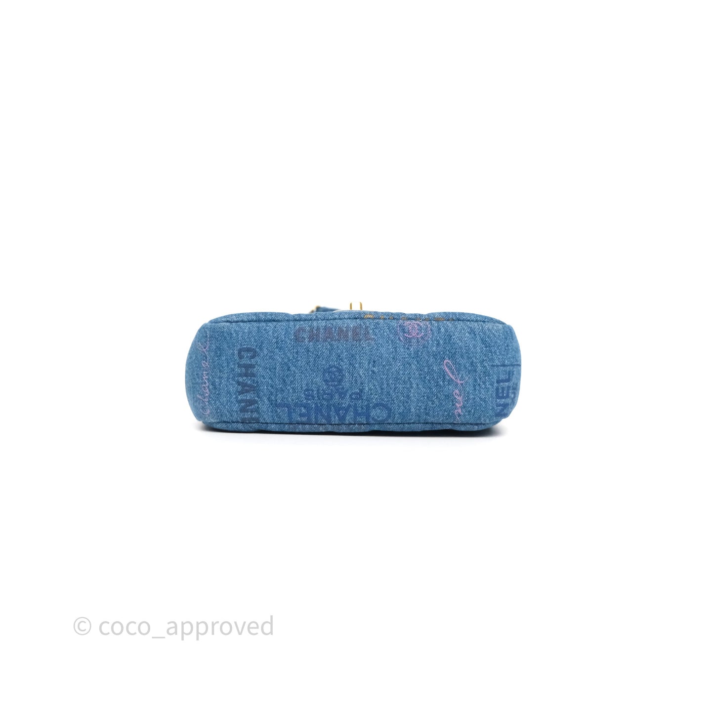 Chanel Small Denim Mood Flap Quilted Blue Multicolor