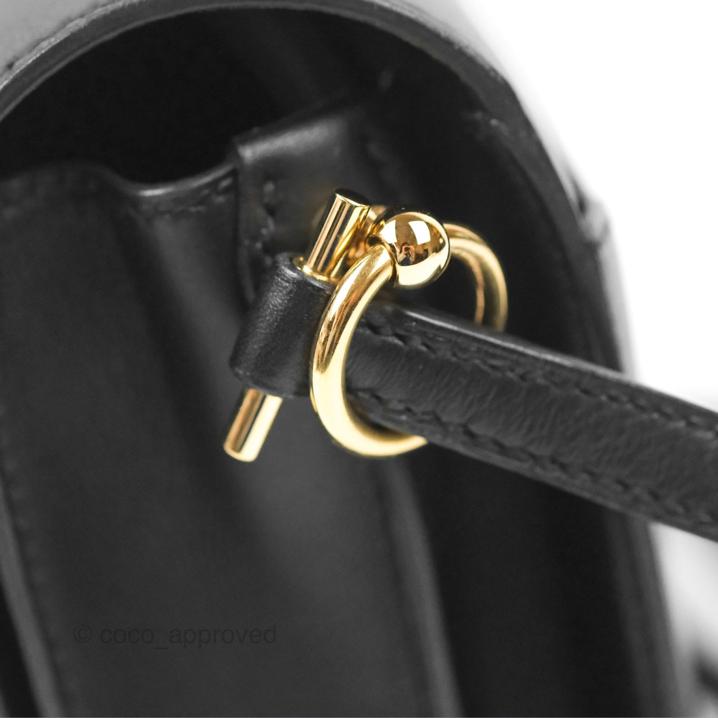 Hermès Roulis Mini 18 Black Swift Gold Hardware
